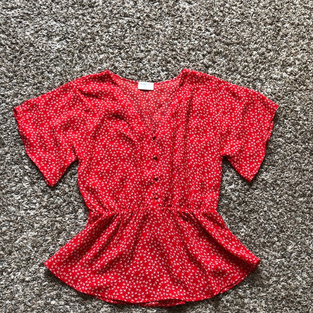 Peplum blouse